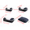 4 Set Travel Packing Cubes Compression Packing Cubes-Navy blue 2