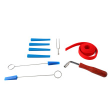 Piano Tuning Tool Set with Wrench, Rubber Mute & Felt Strip, 15cm