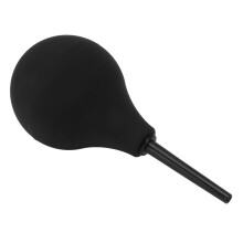 Silicone Enema Bulb Kit 224ml with Single-Use Hose Black Women Anal Cleaner