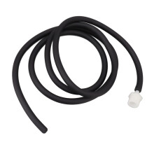 Silicone Shower Enema Tube 200cm for Colon & Vagina Cleaning Black