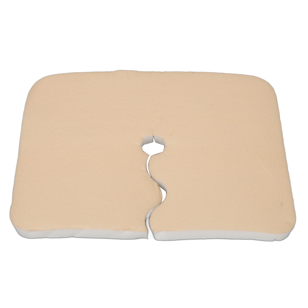 Soft PVC Tracheostomy Fixation Pad with Serrated Opening for Neck Surgery
