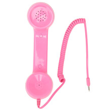Das Retro-Telefonhörer im Vintage-Stil bietet ein zeitloses Design für Ihr modernes Smartphone; die strahlungsgeschützte Technologie schützt Sie