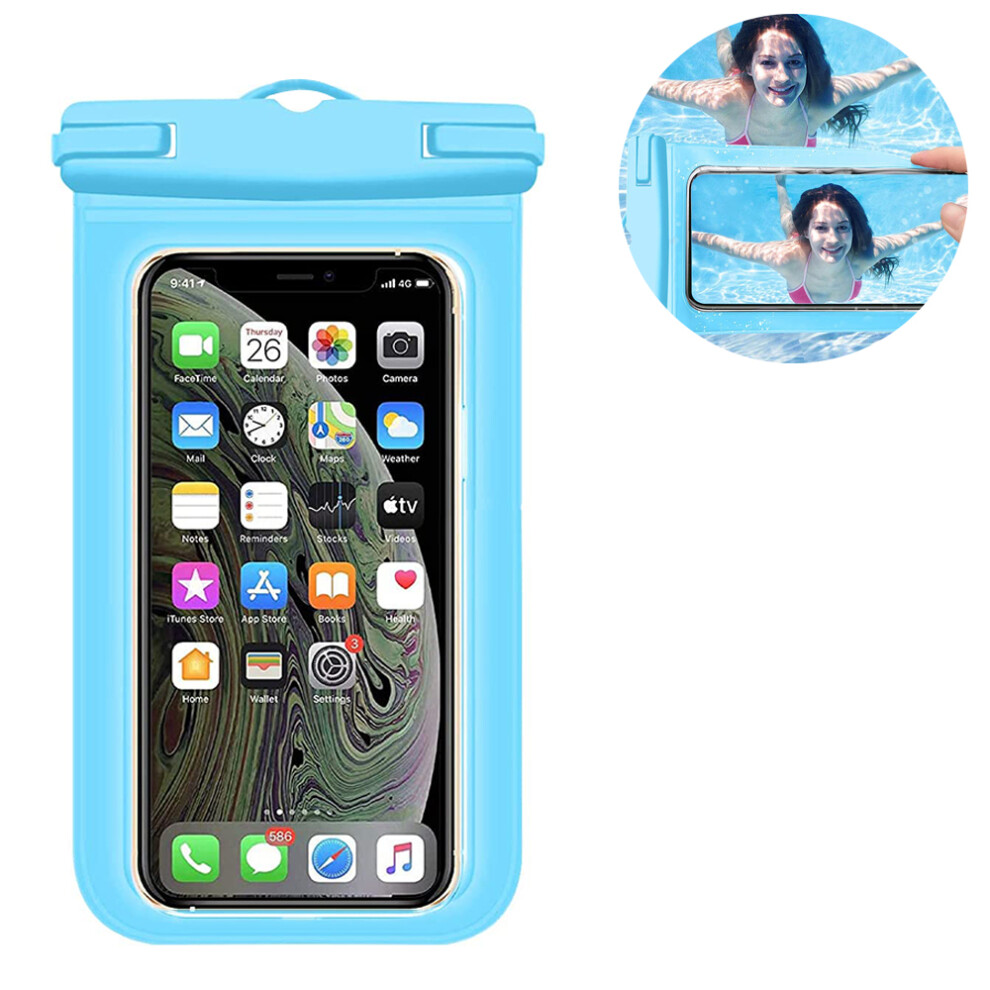 Floating Waterproof Phone Case, Ideal For Beach Activities Transparent And Environmentally Friendly Pvc Protective Cover For Devices Up To 7 Inch, Sna 9463374390428