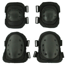 Tactical Protection Solution For Your Knees And Elbows, Military Tactical Knee Pad With Adjustable Straps And Shock Absorption For Combat Paintball Sk