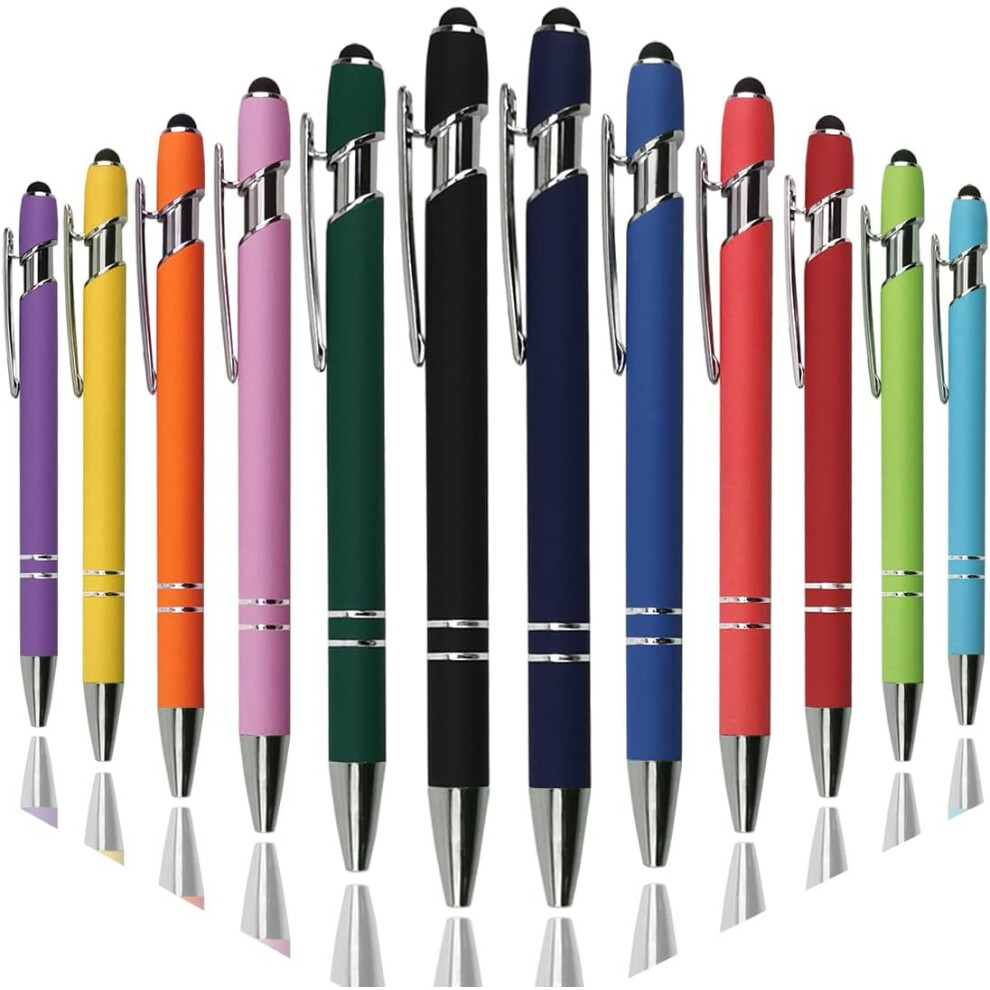 In 1 Design, Ballpoint Pen With Stylus Tip For Rainbow Color Smooth Writing Pens, Universal Compatibility With Quality Material For Digital 9173940322158