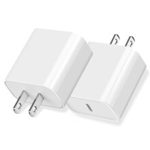 Type C vegglader, kompakt og lett 20W Pd hurtiglader for Apple- og Samsung-enheter [2-pakning]