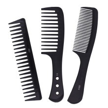 Ergonomiskt utformade barberkammar, herrkammar för enkel styling, slät och robust kolfiberkonstruktion, värmebeständig och antistatisk,