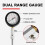 Petrol Engine Compression Test Kit, Large Acrylic Dial With Easy Pressure Release For Accurate Readings 4