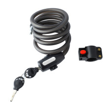 Lucchetto antifurto per bicicletta resistente, chiusura rapida senza chiave, cilindro antifurto nascosto per mountain bike e moto.