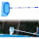 Heavy Duty Pool Leaf Skimmer with Ultra Fine Mesh Net, Adjustable Telescoping Pole Ensures Quick & Easy Pool Cleaning 2
