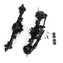 Durable Aluminum Front Rear Axle Assembly For Axial SCX10 II Upgrades Part High Quality Metal Materials CNC Machining Anodized Steel Internal Gears