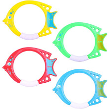 Underwater Swimming Ring For Pool, Floating Starfish Diving Pool Toys Enhance Your Summer Water Adventures, 4 Pack