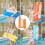 Inflatable Pool Floats, Orange Multi-Purpose Pool Float, Ergonomic Design Comfortable Pool Hammock, 4-in-1 Design Floating Bed Lounge Chair For Leisur 4