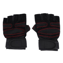 Workout Gloves, Red Cloth Breathable Material, Anti-Skid Silicone Full Palm Protection For Men And Women, Comfort And Protection, User-Friendly Design