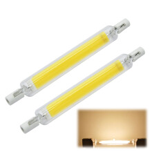 Doppelseitiger Fluter R7S LED-Lampen, warmweiß, 118 mm, dimmbar, für Garage/Lagerraum (20 W, 2 Stück)
