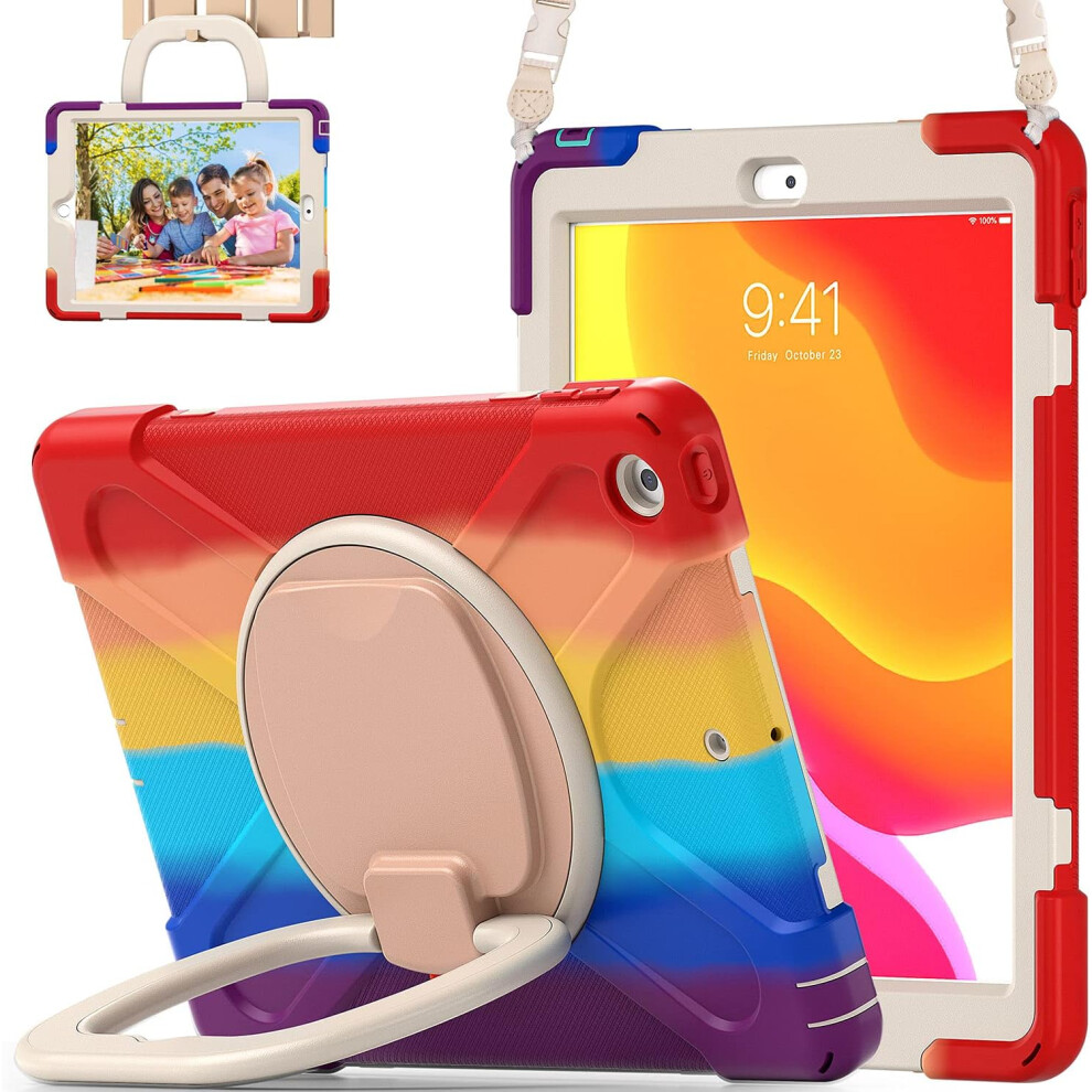 Full Body Protection Case With Built-In Kickstand For 9Th 8Th 7Th Generation, Innovative Design For Unmatched Utility 9358999338132