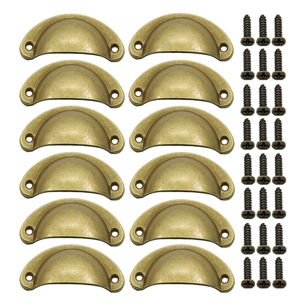 Vintage Kitchen Cabinet Handle For Dresser, Antique Cabinet Cup Pull With Electroplating Process For Smooth Surface 9340959544264