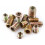 Inserts filetés pour meubles, assortiment d'inserts filetés hexagonaux en acier au carbone zingué, écrous à insert polyvalents à surface 3