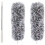 Espanador de microfibra com comprimento ajustável, carregado eletrostaticamente para maior poder de limpeza, fácil de guardar com orifício para 1