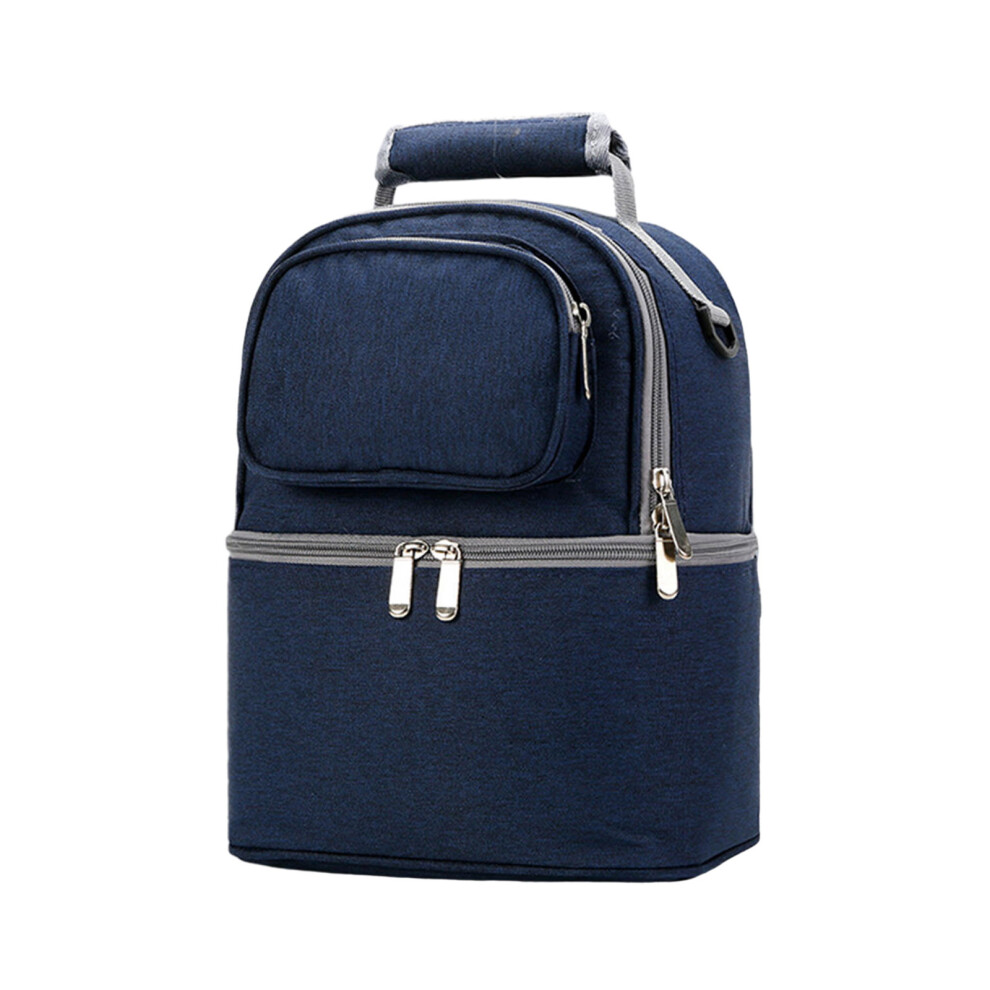 Insulated Breast Milk Freezer Backpack Shoulder Bag- Blue