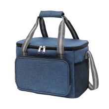 Bento Bag for Work Office Picnic Travel Hiking-Navy blue