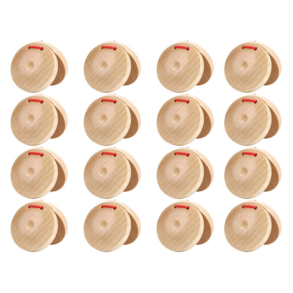 Musical Castanets Instrument Wooden Finger Castanets Percussion Rhythm Music Musical Instrument Percussion Instrument 4713131979577