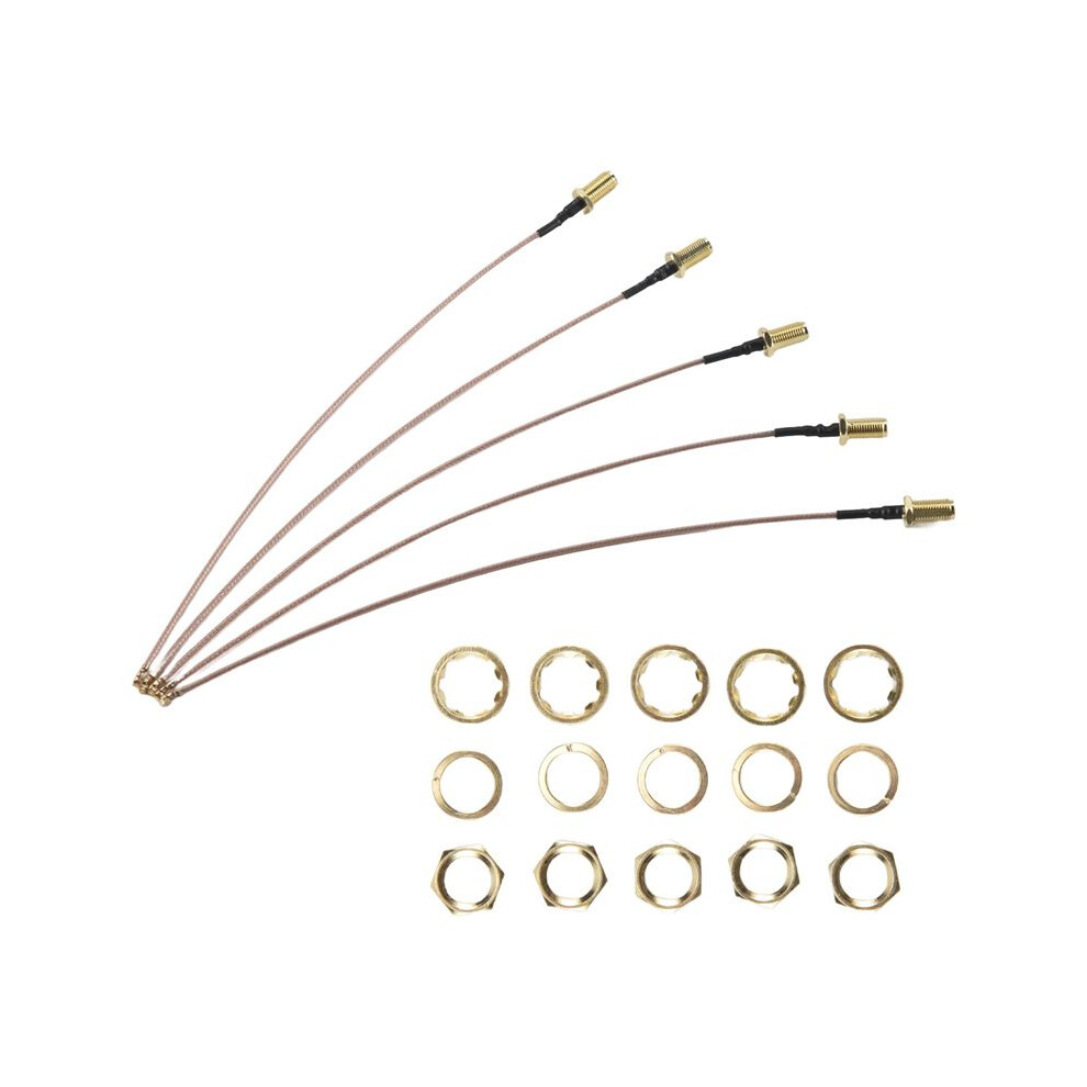 5 Pcs Sma Connector Cable Female To Ufl/U.fl/Ipx/Ipex Rf Or No Connector Coax Adapter Assembly Rg178 Pigtail Cable 6032421989712
