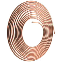 25FT 7.62M Buis Moeren Auto Roll Buis Spoel van 1/4 Inch OD Koper Nikkel Remleiding Slang Lijn Piping Buis Tubing Anti-Roest