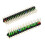5 St 2 X 20 Stift Hane GPIO Header för Raspberry Pi Zero Double Row 20 Stift Hane Stift GPIO-Kontakt Stacking Header Extend 3