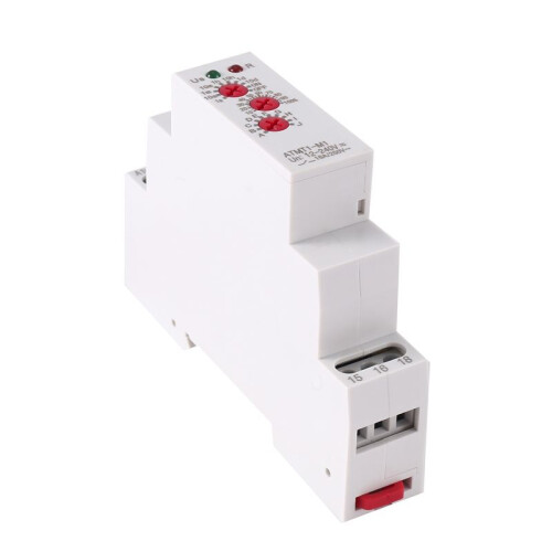 12-240VAC/ Din Rail Type  Delay Relay 16A/250VAC Multifunction Timer Relay with 10 Function Choices, ATMT1-M1 1