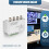 Transceptor Balun de VíDeo Passivo UTP de 4 Canais 6