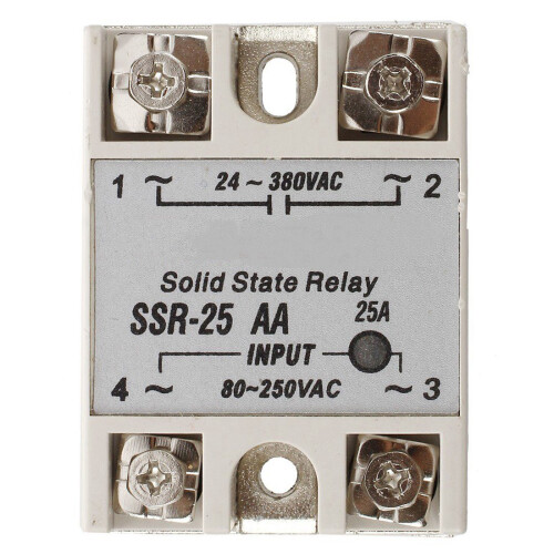 SSR-25AA 80-250V 25A Machinery Control AC Solid Module State Relays 1