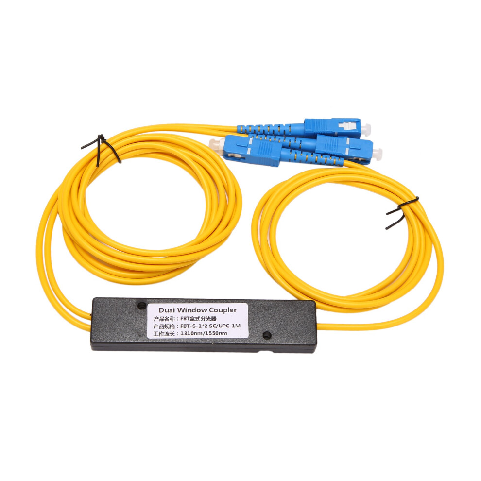Ftth Sc Upc 1X2 Plc Singlemode Fiber Optical Splitter Fbt Optical Coupler 4712090043756