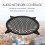 Subwoofer Grid Car Speaker Amplifier Grill Cover Mesh - 10 Inch 9