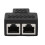 2 Port RJ45 Splitter Adapter LAN Network Ethernet Extender Connector Plug Lot 1pcs 7