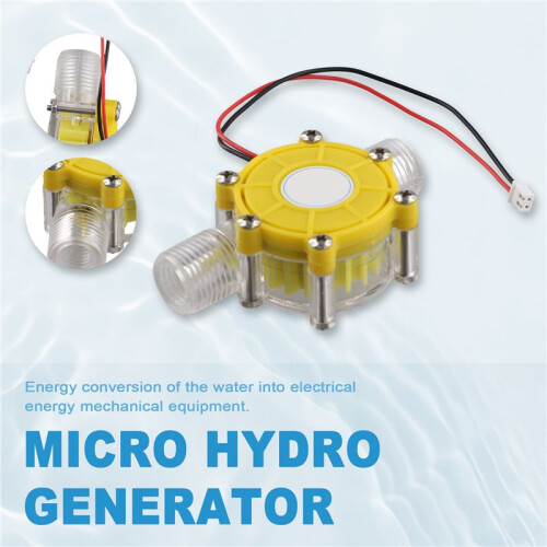 10W Water Flow Pump   Generator Turbine Flow Hydraulic Conversion 5V 1