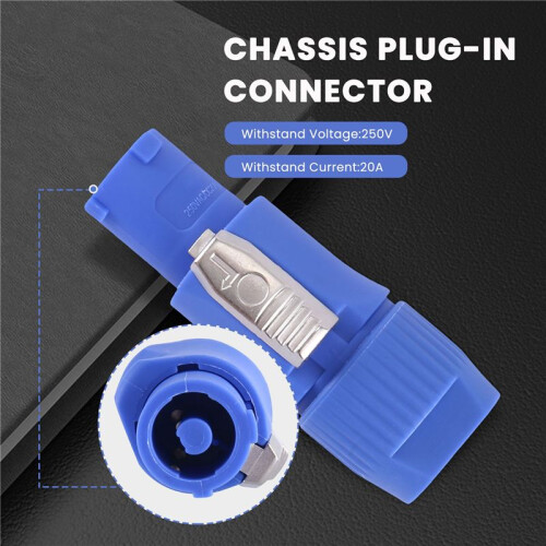 1 Conjunto PowerCON Tipo um NAC3FCA+NAC3MPA-1 Conector do Painel de Plug do Chassi 2