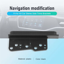 Fit für 2 Doppel Din Fascia Facia Dash Kit Auto Stereo Seiten Verkleidungen Klammern