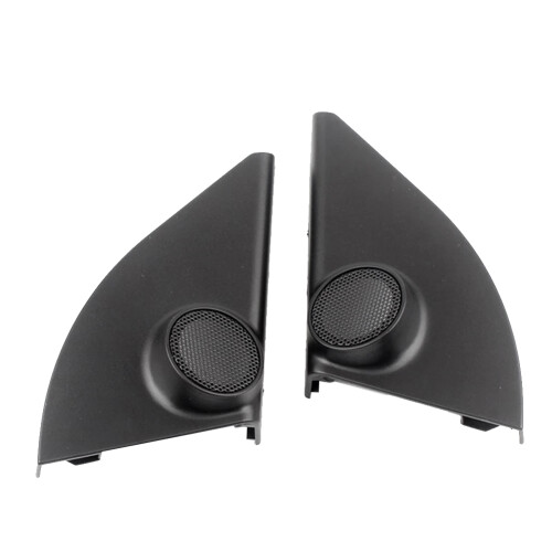 BildöRr Panel Audio Horn Cover Diskant TrianguläR HöGtalare HöGtalarskydd Trim för  RAV4 2014-2018
