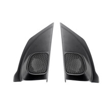 Car Door Panel Audio Horn Cover Tweeter Triple-cornered Speaker Loudspeaker Cover Trim for CR-V 2012-2016