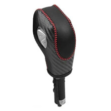 Auto PU Carbon   Pookknop Cover voor  EcoSport Escape / Fusion /C-Max Energi Wagon / Fiesta / Focus