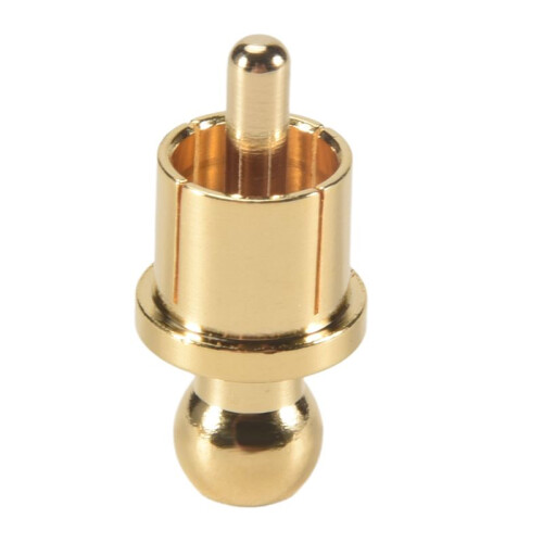 10Pcs Gold Plated RCA Plug Cap Short-Circuit Socket, Phono Connector RCA Shielding Jack Socket Protect Cover Caps 2