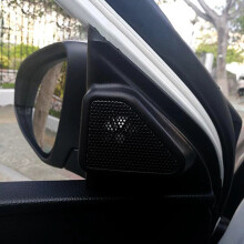 Car Door Panel Audio Horn Cover Tweeter Triangular Speaker Loudspeaker Cover Trim for   2014-2018