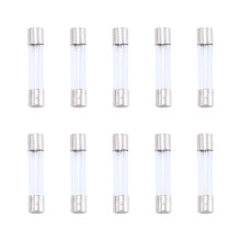 10 Pcs Fast Blow Type Glass Tube Fuses 6x30mm 250V 10A