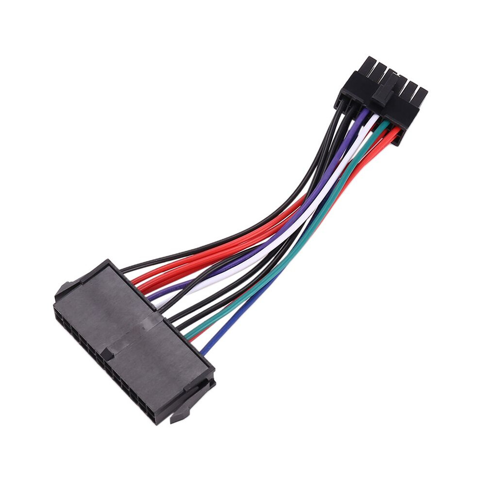 Psu Atx 24Pin Female To 12Pin Male Power Supply Sleeved Cable Cord 18Awg Wire For Q87h3-Am Q87h3 Am Q87 Motherboard 4711421623483