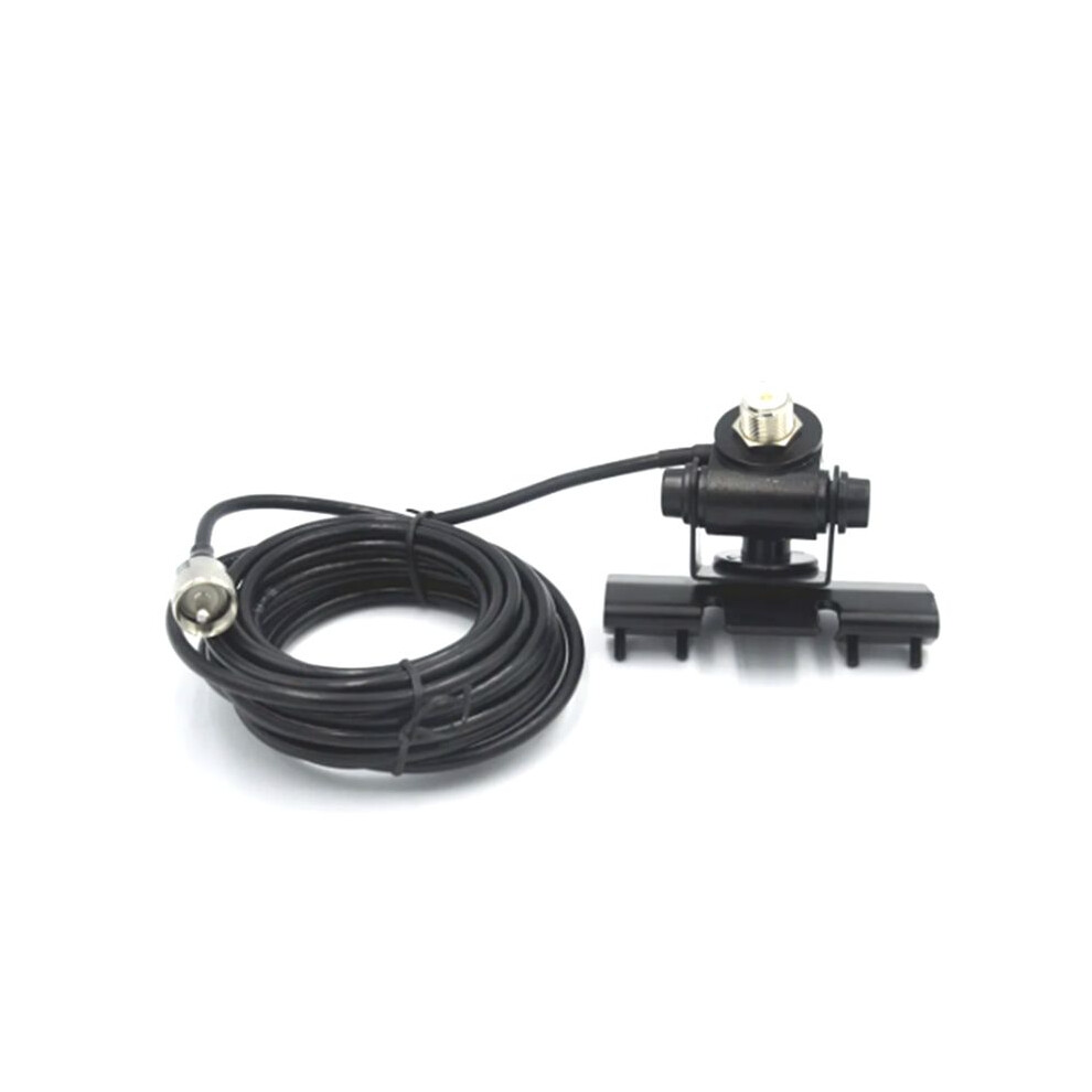 Rb-400 Mobile Antenna Mount Bracket Clip With 5M Extension Coaxial Feeder Cable For /Th-9800/Th-7800 4712090041691