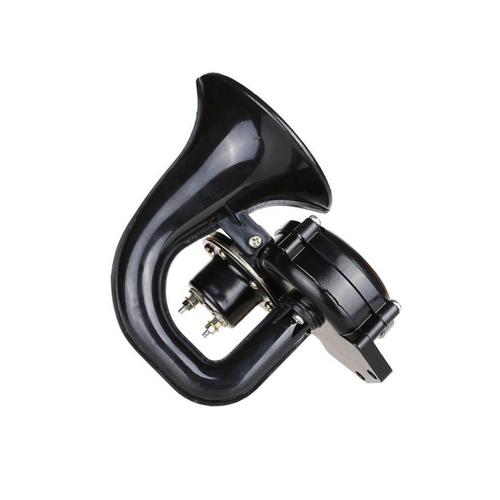 Car Truck Horn For For 48W 24V 300Db Snail Horn Loud Clear Sound Car Modification Accessories Universal Black 6033436104213