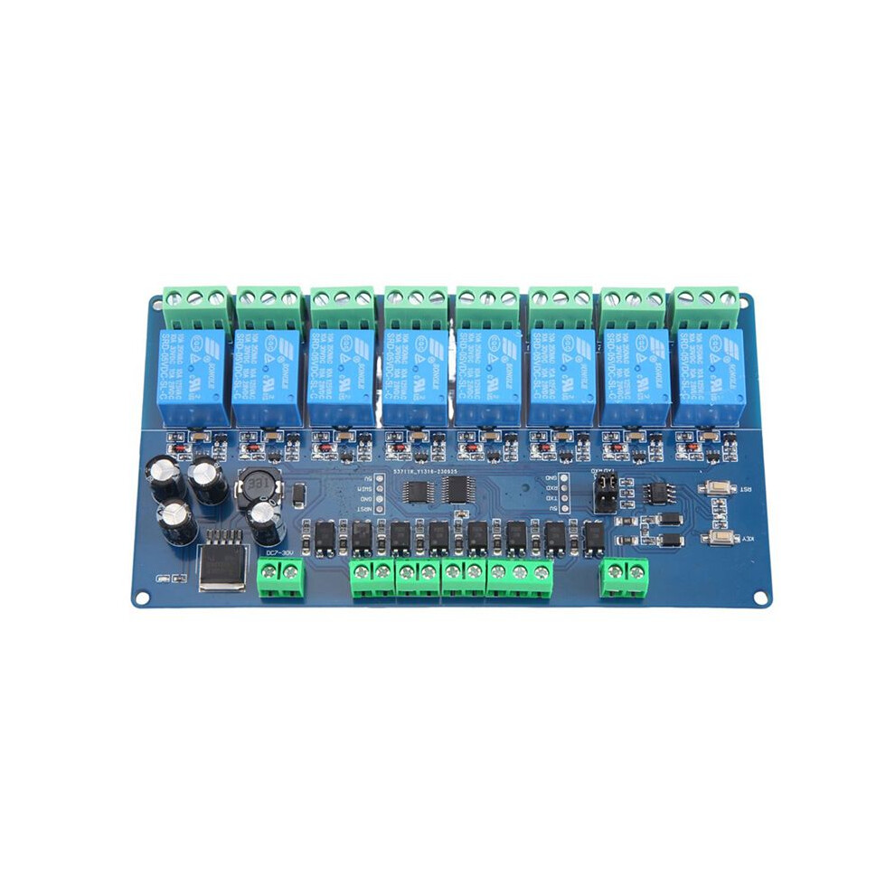 Modbus-Rtu 8 Channel Relay Module Modbus Rtu 8 Input Rs485 Communication Ttl 4713478397638