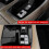 Electronic Handbrake Button Sticker Aluminum for  ALPHARD 40 Series Gear Button Sticker High-End Version Silver 2