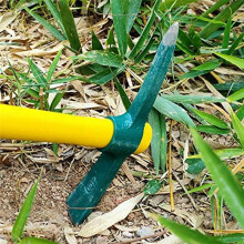 Pickaxe Mattock Hoe Heavy Duty Gardening Hand Pick, Pick Ax Hand Tool for Digging Weeding Exploration Camping